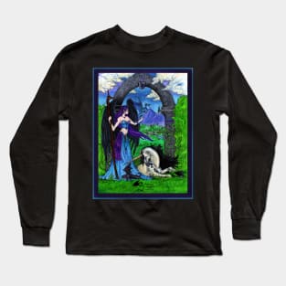 Angel with Unicorn and friends Long Sleeve T-Shirt